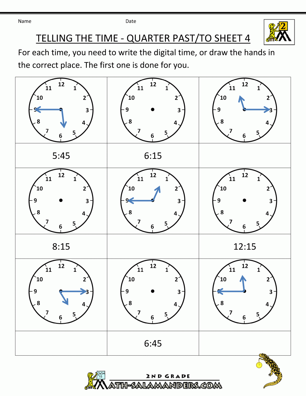 Worksheet ~ Mathivities Grade Second Worksheets Telling The