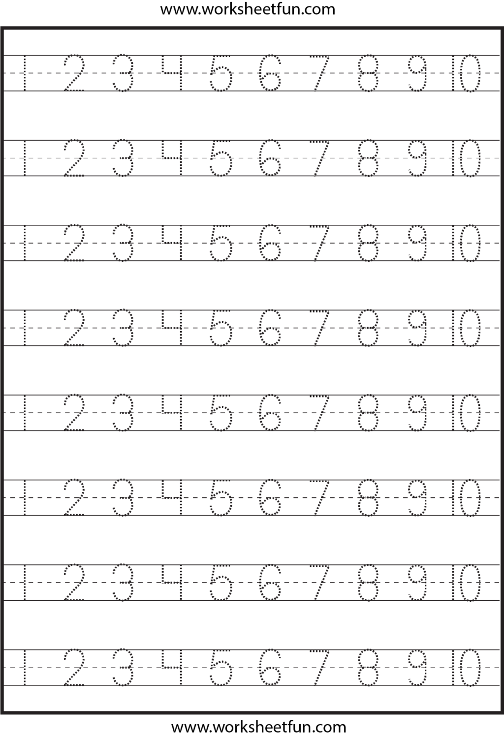 Worksheet ~ Numbertracingworksheetfun1 Arrowed Alphabet