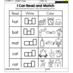 Worksheet On Three Letter Words | Three Letter Words