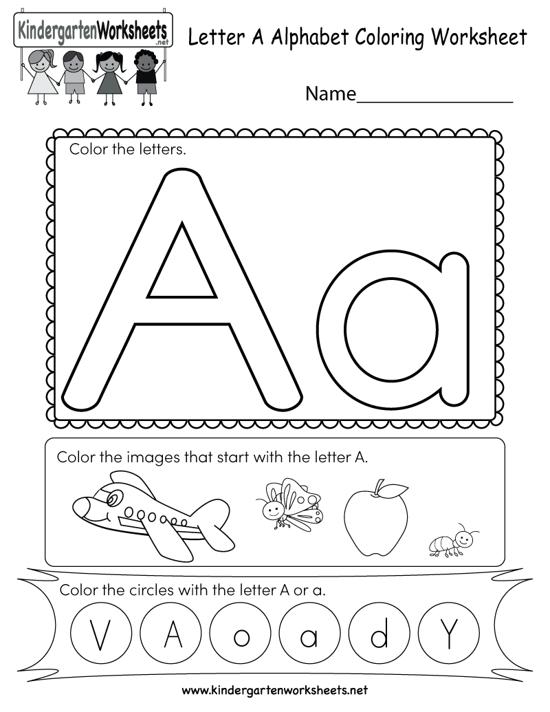 Worksheet ~ Phonics Worksheets Forergarten Free Alphabet within Letter A Worksheets For Toddlers