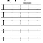 Worksheet ~ Preschool Tracing Letters Letter I Worksheet Within Letter I Tracing Preschool