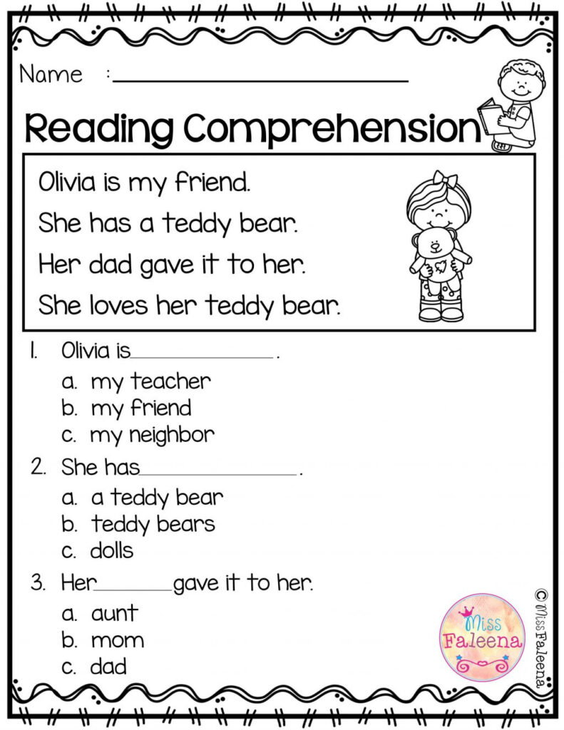 Worksheet ~ Reading Activities For Kindergarten Printable
