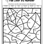 Worksheet ~ Remarkable Addition Colornumber Fall Math