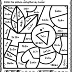 Worksheet ~ Staggering Math Colornumberion Free