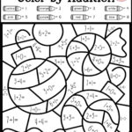 Worksheet ~ Subtraction Colornumber Coloring Pages