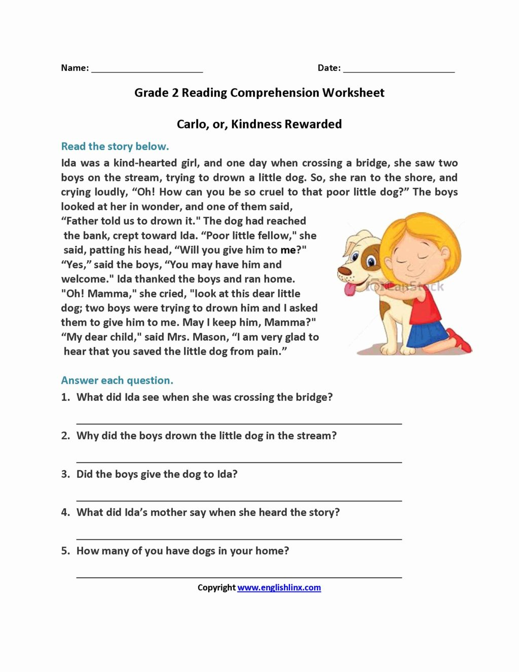 Worksheet ~ Third Grade Printablerksheets 3Rd Reading