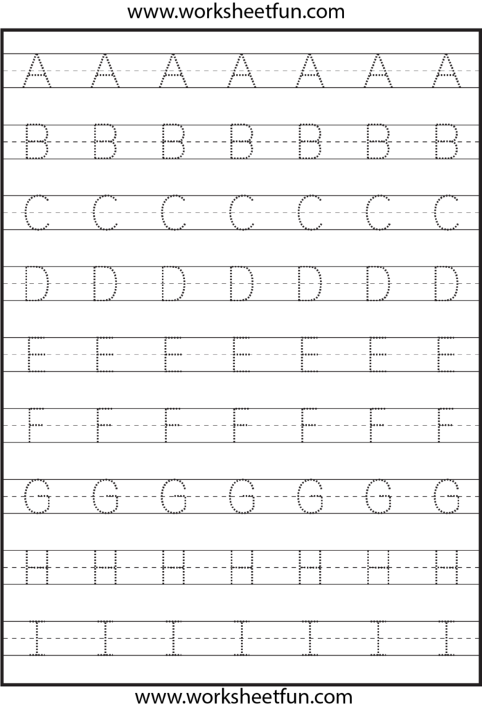 Worksheet ~ Tracing Uppercase Letters Capital Worksheets With Uppercase Name Tracing