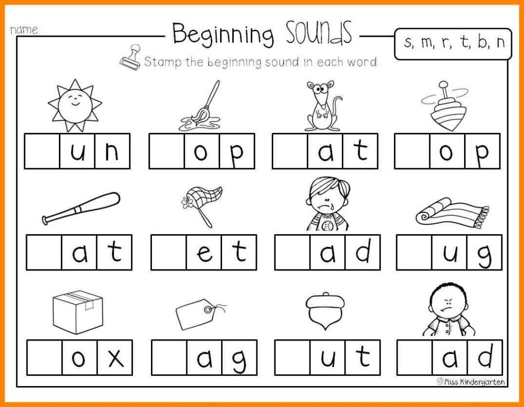 Worksheet ~ Wordfamily2 Phonics Worksheets Forten Image