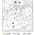 Worksheet ~ Worksheet 1St Grade Free Christmas Math Coloring