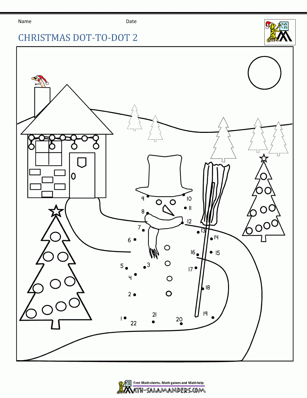 Worksheet ~ Worksheet Christmas Mathslournumbers Math