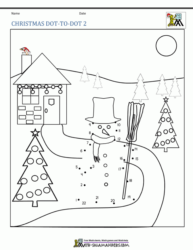 Worksheet ~ Worksheet Christmas Mathslournumbers Math