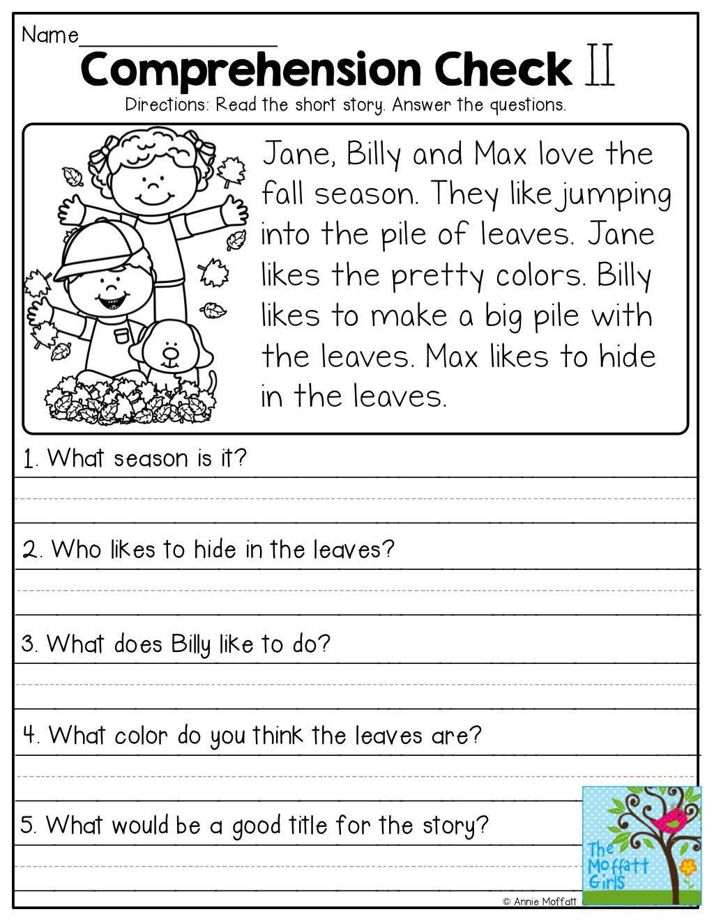 Worksheet ~ Worksheet Comprehension Worksheets Grade 3