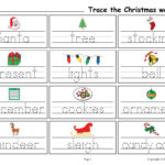 Worksheet ~ Worksheet Printable Christmas Words Handwriting