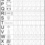 Worksheet ~ Worksheets For Kindergarten Alphabet Tracing