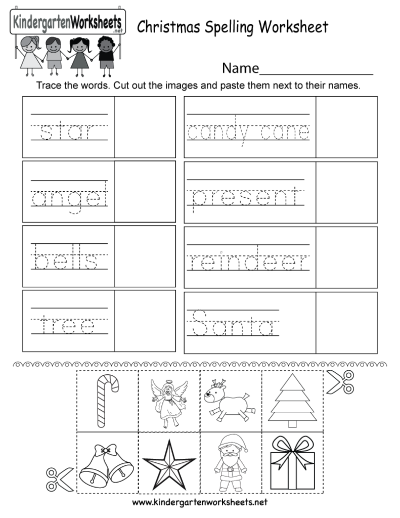 Worksheet ~ Writing Worksheets For Kinder Christmas Spelling Worksheet ~ Writing Worksheets For Kinder Christmas Spelling