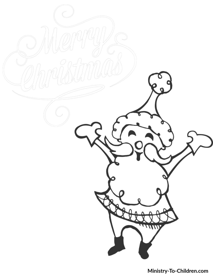 Worksheets : Christmas Coloring For Kids Free Easy Printable