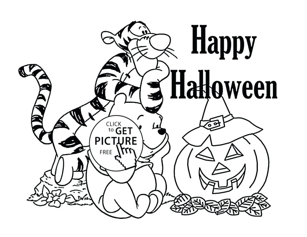 Worksheets : Free Printable Childrens Halloween Coloring