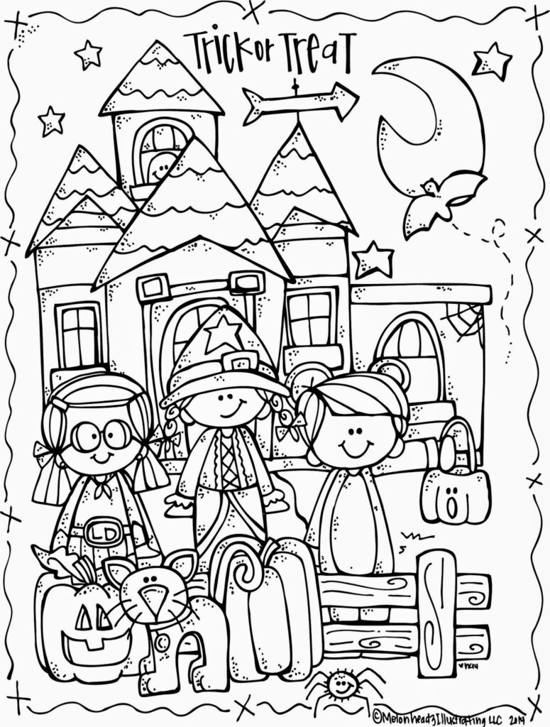 Worksheets : Halloween Colornumber Freebie Tracing To Ld