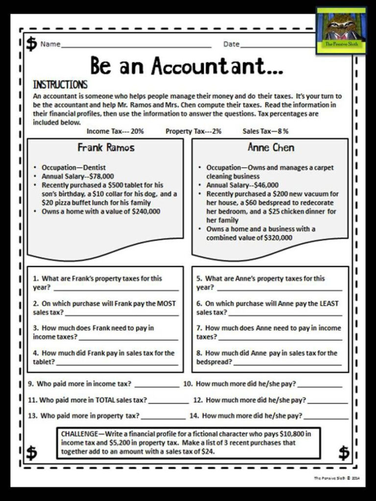 Worksheets Page 377 Make Your Own Worksheets Financial