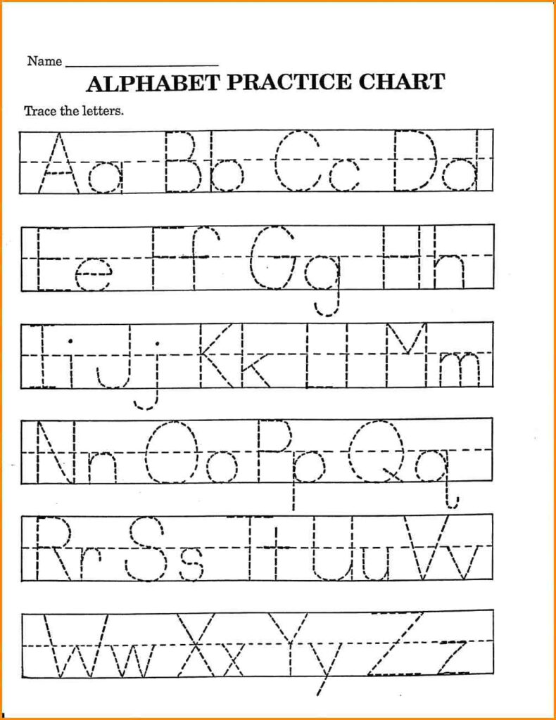 Worksheets Pdf For Western Alphabet Writingtice Sheets