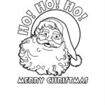 Worksheets : Santa Claus Merry Christmas Coloring Printable