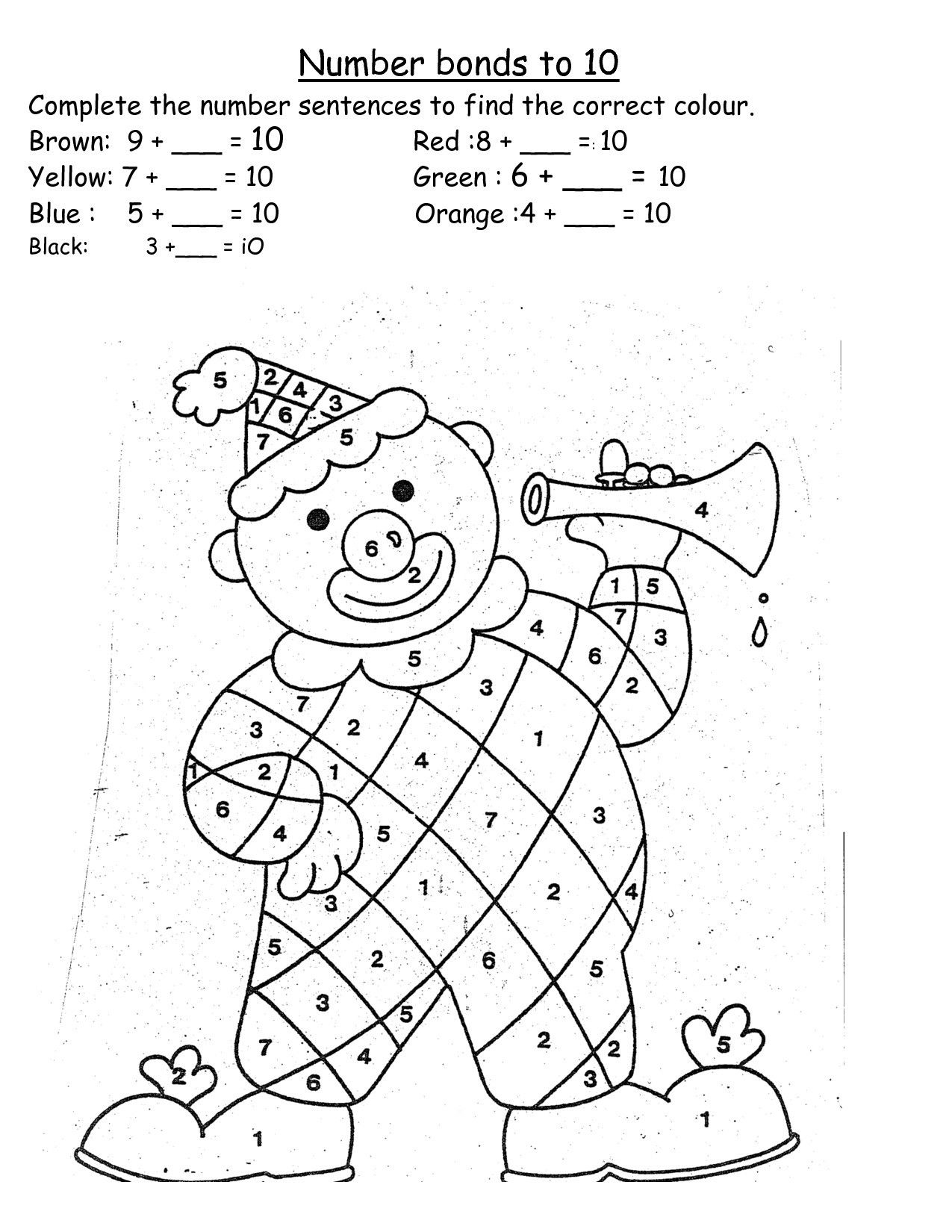 Worksheets : Worksheets On Number Bonds For Grade Printable