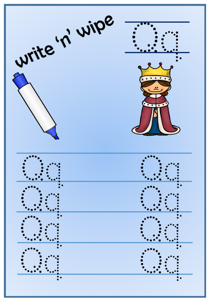 Write N Wipe The Alphabet | Teaching Resources, Writing In Alphabet Handwriting Worksheets Tes