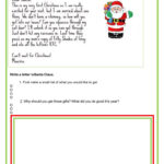 Writing Corner   Letter To Santa   English Esl Worksheets