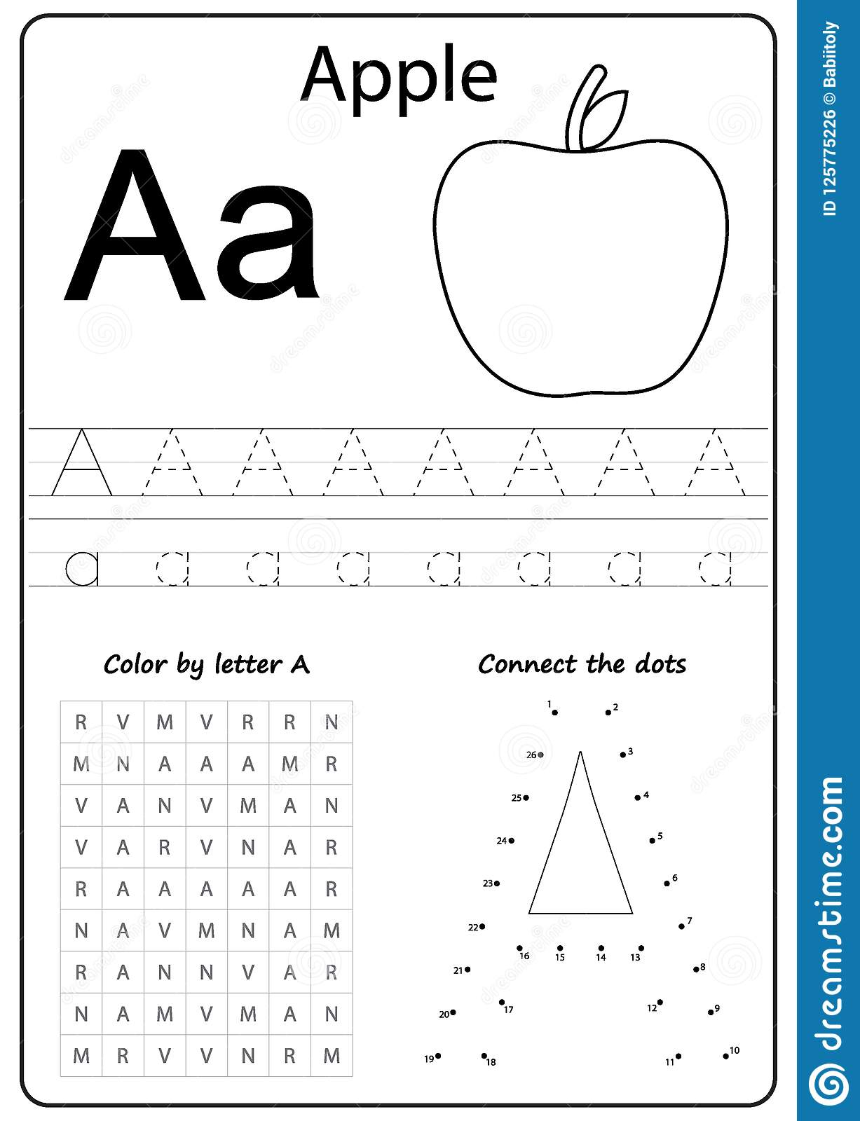 Writing Letter Worksheet Alphabet Exercises Game Worksheets pertaining to Letter A Worksheets For Toddlers