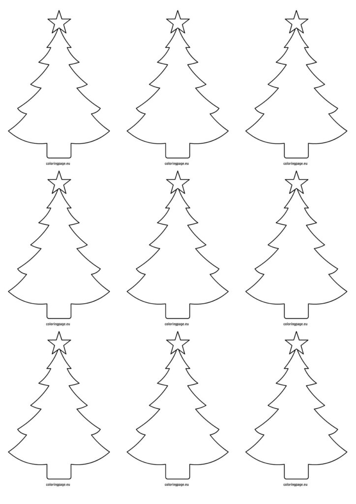Xmas Tree Cut Out Worksheet | Printable Worksheets And Xmas Tree Cut Out Worksheet | Printable Worksheets And