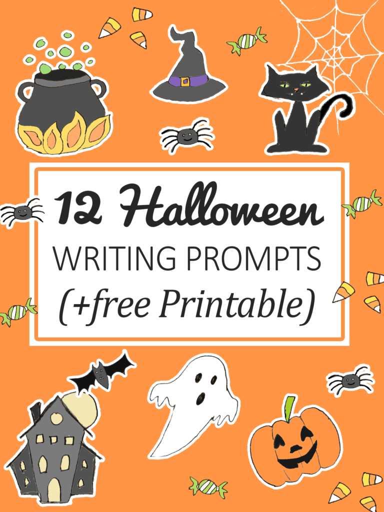 12 Halloween Writing Prompts For Kids (+ Free Printable