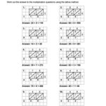 14 Best Lattice Method Worksheets Images On Worksheets Ideas