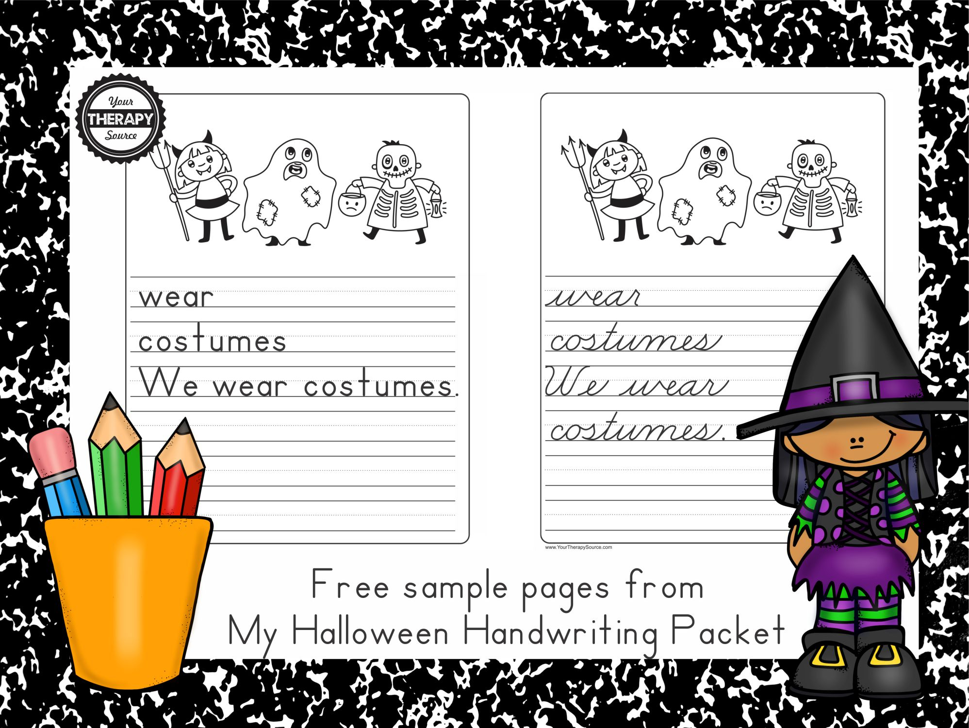 16 Free Halloween Printables - Sensory Motor Skills - Your