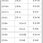 2  12 Times Table Worksheets | Times Tables Worksheets, 2