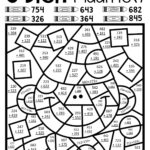 2Nd Grade Coloring Math Worksheets Free Reading