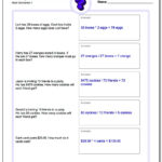 4Th Grade Math Worksheets Word Problems Mixed Multipy Divide
