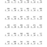 5Th Grade 2 Digit Multiplication Worksheets | Multiplication
