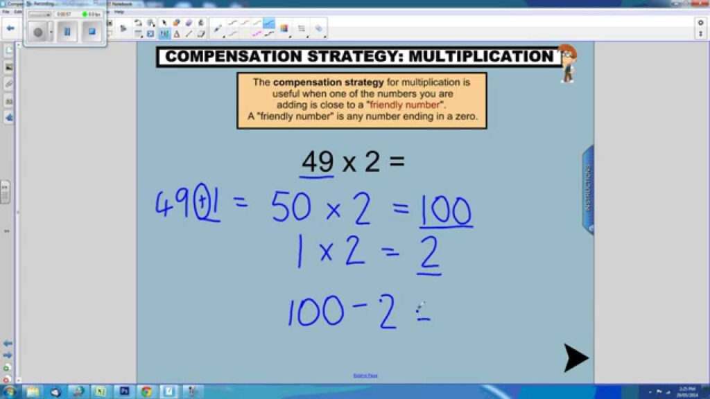 7.2   Use Rounding And Compensating To Solve Multiplication