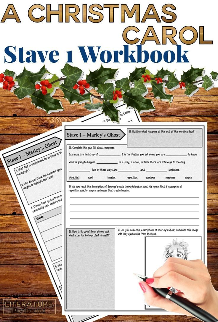 A Christmas Carol Worksheets (Chapter 1) | Christmas Carol