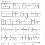 Abc Printable Worksheet For Kindergarten | Letter