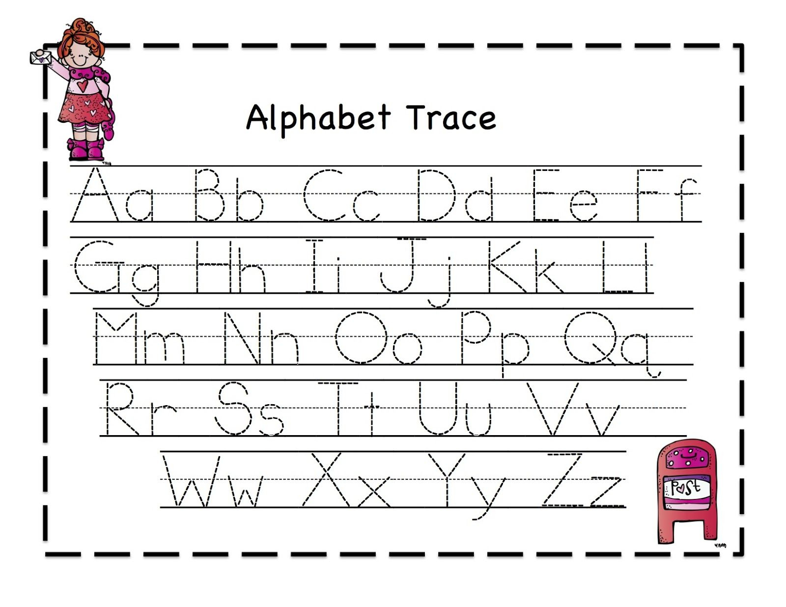 Abc Tracing Sheets For Preschool Kids | Alphabet Worksheets