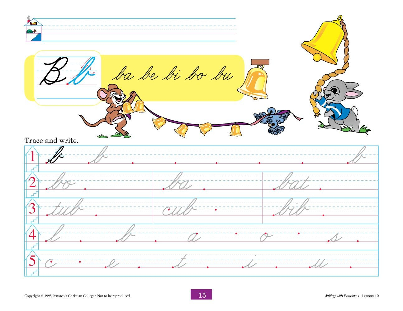 Abeka Handwriting Kindergarten 4 Worksheet