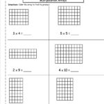 Array Math Worksheets Arrays Worksheets Multiplication