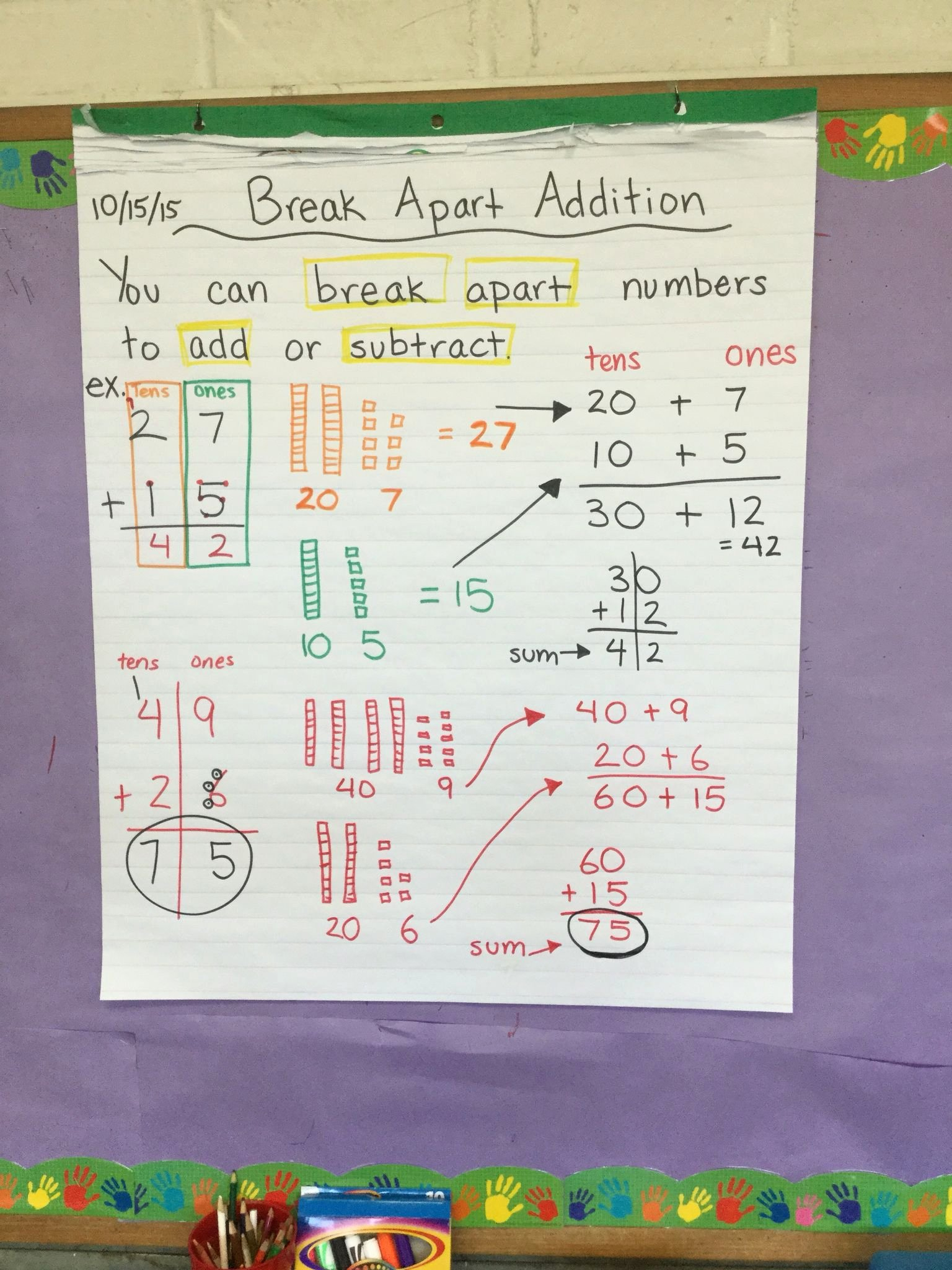 Break Apart Method Multiplication Worksheets | Printable