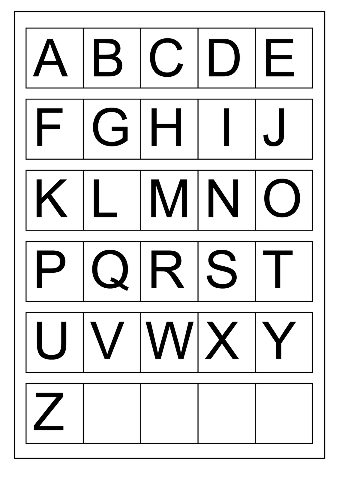 Capital Alphabet Letters Chart In 2021 | Capital Letters