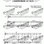 Christmas At Sea For Voice + Keyboardroger Prowse   Sheet Music Pdf  File To Download