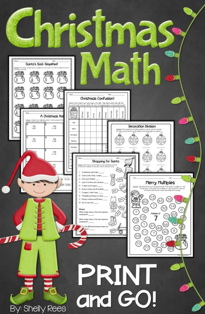 Christmas Math Worksheets | Christmas Math Activities