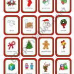 Christmas Memory Cards (16 Cards)   Esl Worksheetpinky Makus