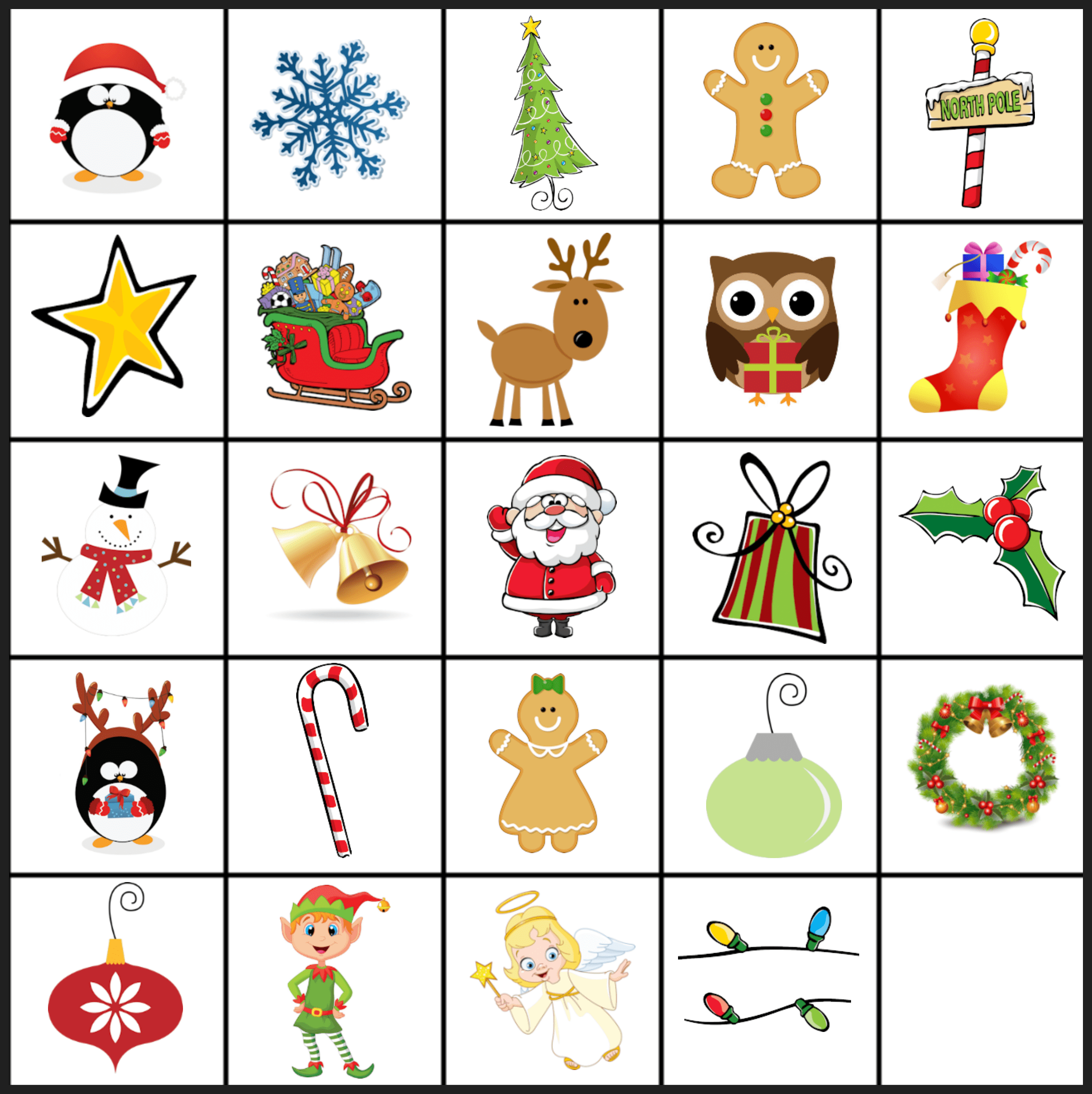 Christmas Memory Game Worksheet | Printable Worksheets And