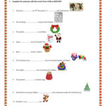 Christmas Worksheet   English Esl Worksheets For Distance